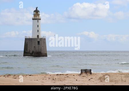 Rattray Leuchtturm, Aberdeenshire, Schottland Stockfoto