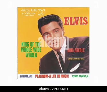 Elvis - 1997 01 A - Vintage 45 U/MIN Musik Vinyl Schallplatte Stockfoto