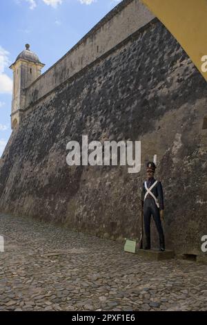 Elvas, Portugal - 30. März 2023: Fort Santa Luzia befindet sich in Alentejo, in der Stadt Elvas, Bezirk Portalegre. Es war Teil der Verteidigung von Stockfoto