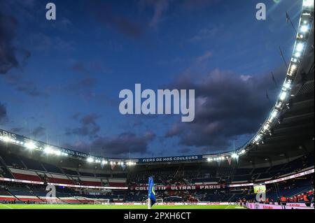 Allgemeiner Blick während des Fußballspiels der französischen Meisterschaft Ligue 1 zwischen Paris Saint-Germain und Olympique de Marseille am 16. Oktober 2022 im Parc des Princes Stadion in Paris, Frankreich - Photo Matthieu Mirville / DPPI Stockfoto