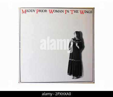 Maddy Prior - Woman in the Wings - Vintage L.P Musik Vinyl Schallplatte Stockfoto