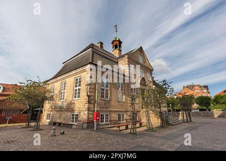 Skovgaard Museum ein Kunstmuseum im ehemaligen Rathaus aus aus dem Jahre 1728 von Claus Stallknecht im Barockstil. Viborg, Dänemark. Stockfoto