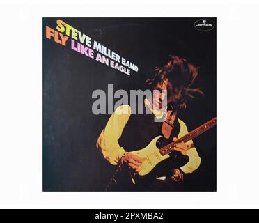 Steve Miller Band - Fliegen wie ein Adler - Vintage L.P Music Vinyl Record Stockfoto