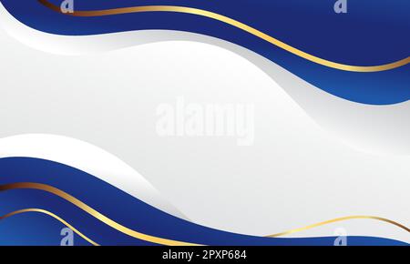 Abstrakter Hintergrund mit blauen Elementen. Stock Vektor