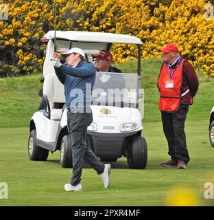 Turnberry, Ayrshire, Schottland, Großbritannien. 2. Mai 2023. Ex-Präsident Donald Trump besucht Trump Turnberry für eine Runde Golf am 02. Dezember 05/23. Gutschrift: CDG/Alamy Live News Stockfoto