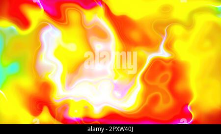 Abstrakte Neonwelle. Computergeneriertes 3D-Rendering Stockfoto