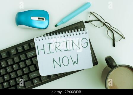 Textzeichen mit dem Hinweis auf „Einstellungen jetzt“, „Geschäftsübersicht“ Erhalten Sie eine vorübergehende Verwendung eines Gegenstands für eine vereinbarte Zahlung für einen bestimmten Zeitraum Stockfoto