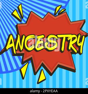 Text, der Inspiration, Antiker, Internetkonzept, die Geschichte oder den Entwicklungsprozess einer Phänomenobjekt-Idee oder eines Objektstils zeigt Stockfoto