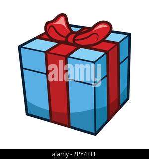 Geschenkbox Zum Muttertag. Vektordarstellung Des Symbols Zum Muttertag Stock Vektor