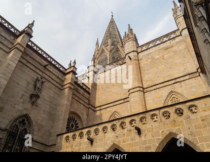 Außenansicht des Templo Expiatorio del Santisimo Sacramento in Guadalajara, Mexiko Stockfoto