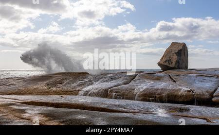 Bicheno Blasloch, Tasmanien, Australien Stockfoto