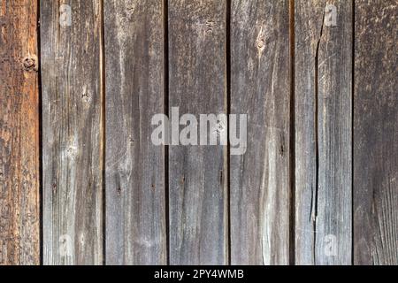 Dunkle Holztextur. Holzhintergrund, dunkle alte Platten Stockfoto