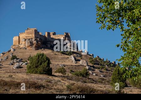 Castillo de Gormaz, Siglo X, Gormaz, Soria, Comunidad Autónoma de Castilla, Spanien, Europa Stockfoto