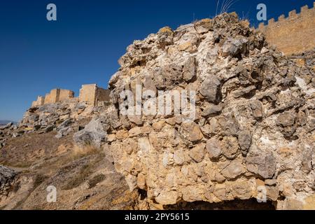 Castillo de Gormaz, Siglo X, Gormaz, Soria, Comunidad Autónoma de Castilla, Spanien, Europa Stockfoto