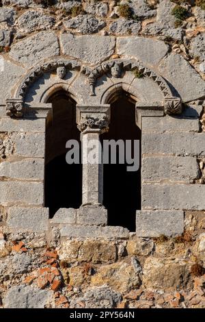 Castillo de Ucero, perteneció a la Orden del Temple, Siglos XIII y XIV, Soria, Comunidad Autónoma de Castilla, Spanien, Europa Stockfoto