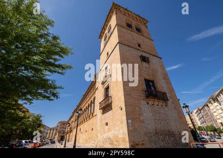 palacio de los condes de Gómara, siglo XVI, Soria, Comunidad Autónoma de Castilla, Spanien, Europa Stockfoto