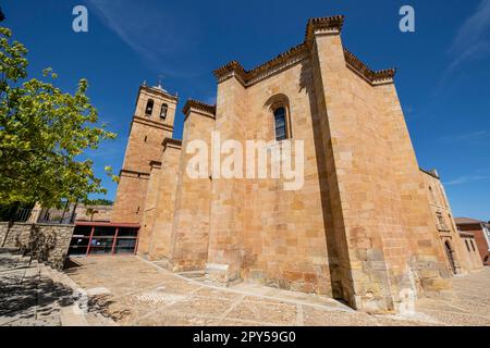 concatedral de San Pedro, siglo XII, Soria, Comunidad Autónoma de Castilla, Spanien, Europa Stockfoto