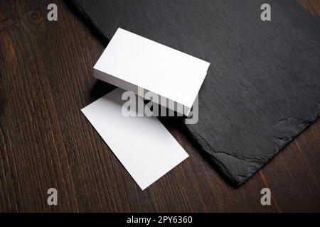 Visitenkartenvorlagen Stockfoto