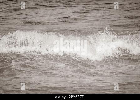 Flamengo Beach blaue Wasserwellen Rio de Janeiro Brasilien. Stockfoto