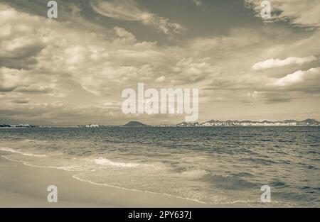 Flamengo Beach Panoramablick und Stadtbild Rio de Janeiro Brasilien. Stockfoto