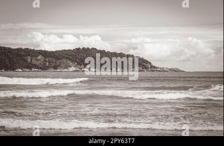 Praia Lopes Mendes Strand auf der tropischen Insel Ilha Grande Brasilien. Stockfoto