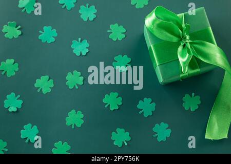 Happy St. Patricks Day Dekoration Hintergrundkonzept Stockfoto