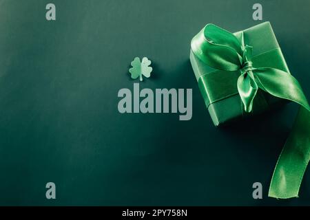 Happy St. Patricks Day Dekoration Hintergrund Stockfoto