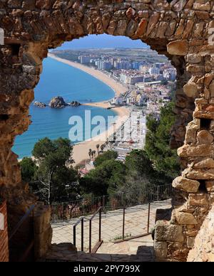 Blanes-Stadt in Spanien Stockfoto