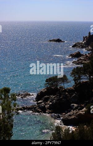 Blanes-Stadt in Spanien Stockfoto