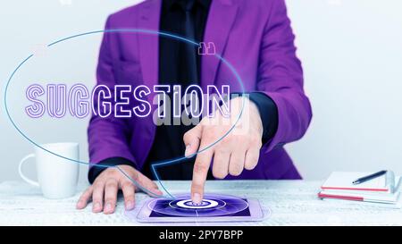 Textvorschlag für Handschrift. Geschäftsüberblick der Prozess eines Denkens führt durch die Assoziierung von Ideen zum anderen Stockfoto