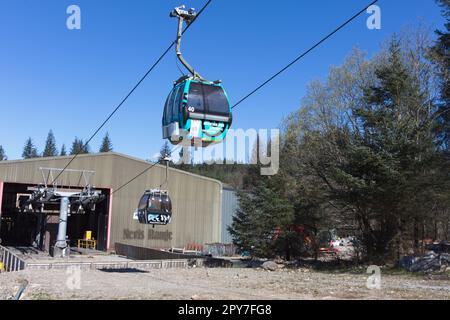 Ben Nevis Seilbahnsystem Stockfoto