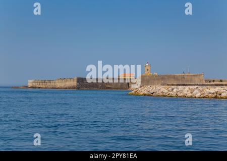 Forte Sao Juliao da Barra Stockfoto