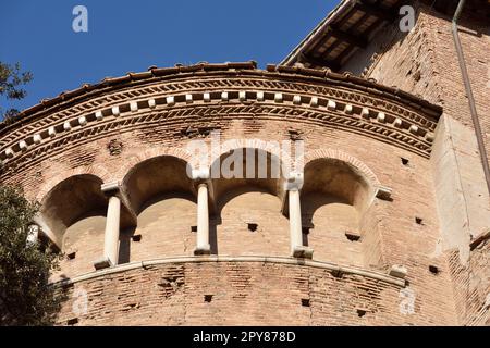 Italien, Rom, Celio, Apsis der Basilica dei Santi Giovanni e Paolo Stockfoto