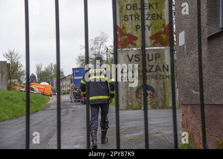 Die hochpathogene Aviäre Influenza des Subtyps H5N1 wurde am 3. Mai 2023 in einem kommerziellen truthahnbetrieb in Rychvald bei Karvina, Tschechische Republik, bestätigt. ( Stockfoto