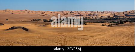 Ubari Oasi Stockfoto
