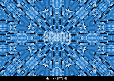 Hintergrund mit abstrakten Blau Muster Stockfoto