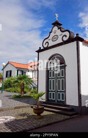 Kapelle, Criacao Velha, Pico, Azoren, Portugal, Heilige Geisteskapelle Stockfoto