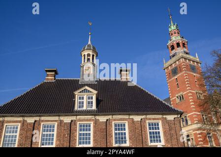 Die Stadt leer am ems in deutschland Stockfoto