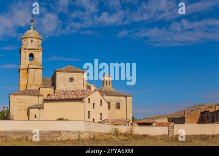 Die Kirche Nuestra Senora del Manzano in Castrojeriz, Spanien Stockfoto