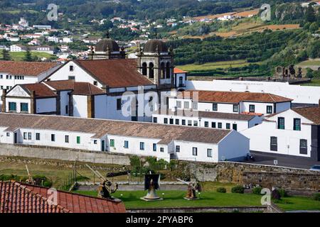 Kirche Sao Joao Baptista, Festung, Angra do Heroismo, Terceira, Azoren, Portugal Stockfoto