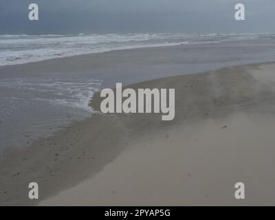 Der Strand von Juist Island in Germansy Stockfoto