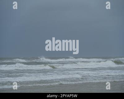 Der Strand von Juist Island in Germansy Stockfoto