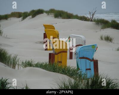 Der Strand von Juist Island in Germansy Stockfoto