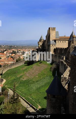 Carcassonne City in Frankreich Stockfoto