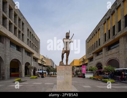 Mexiko, 24 2023. April - Tagsüber eine Skulptur Stockfoto