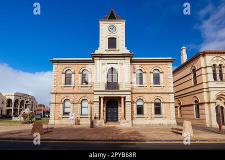 Historisches Rathaus in Mount Gambier in Südaustralien in Australien Stockfoto