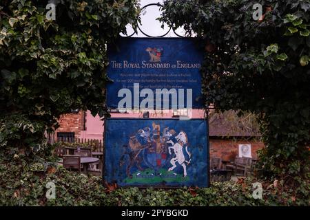 The Royal Standard of England am 10. November 2022 in Brindle Lane, Forty Green, Buckinghamshire, England. Kredit: SMP News Stockfoto