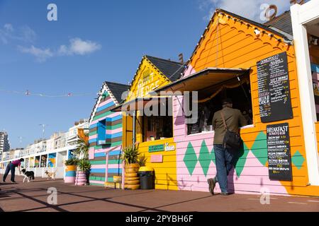 Goat Ledge am 6. Oktober 2022 auf der unteren Promenade in St Leonards on Sea, East Sussex England. Kredit: SMP News Stockfoto