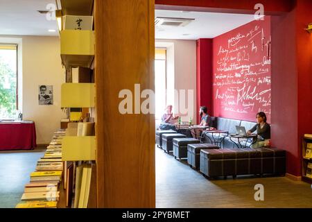 Literanta, Carrer de Can Fortuny, Palma, Mallorca, balearen, Spanien Stockfoto