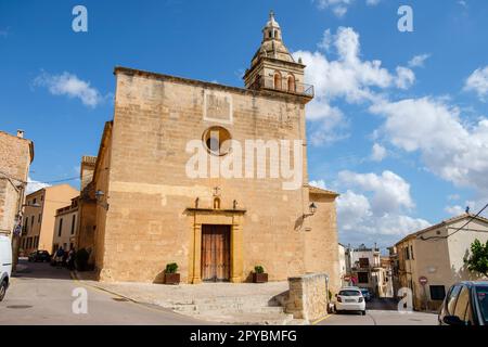 parròquial Kirche Santa Eugènia, Santa Eugenia, Mallorca, balearen, Spanien Stockfoto